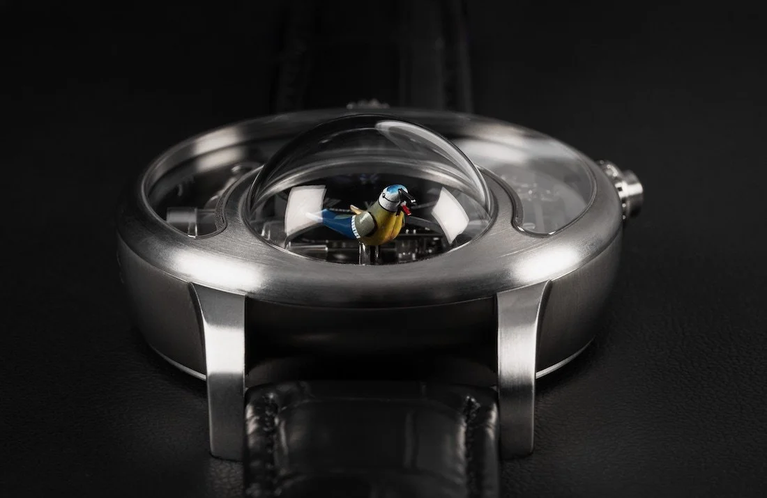 Introducing: Jaquet Droz Charming Bird Titanium Unique Piece